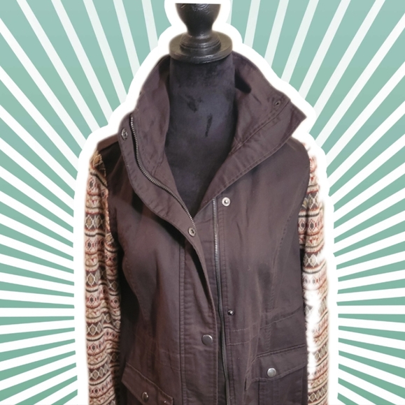 Pixley coat jacket size: small color: light brown and tan. - Picture 3 of 6